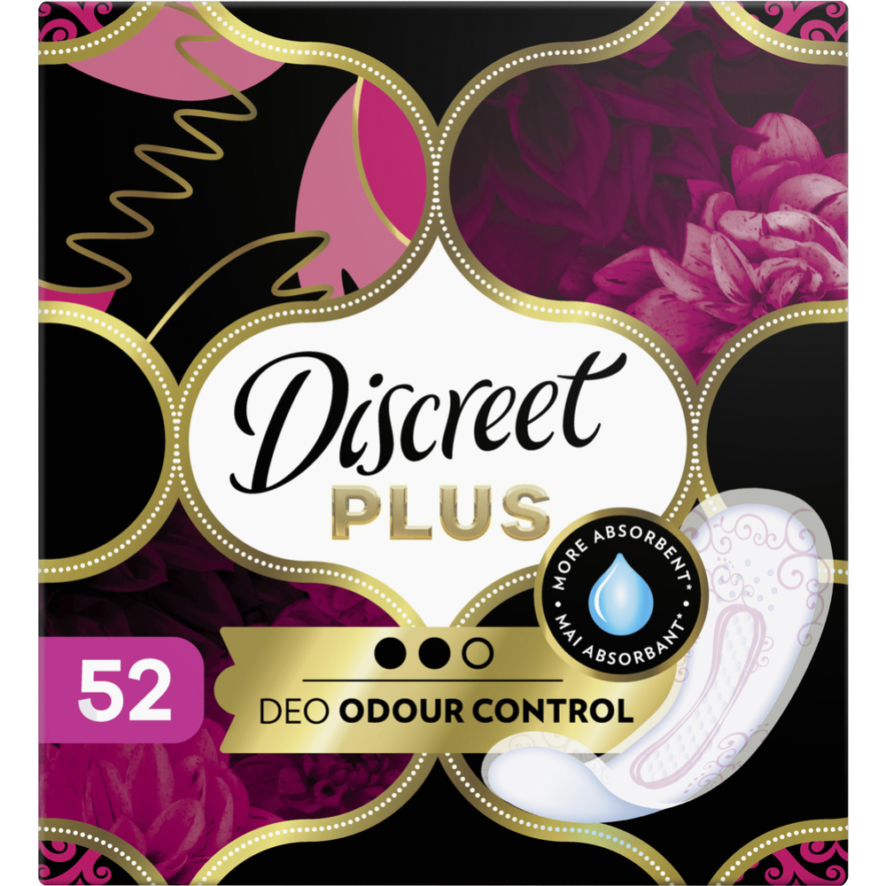 Прокладки ежедневные «Discreet» Normal Plus Trio, 52 шт