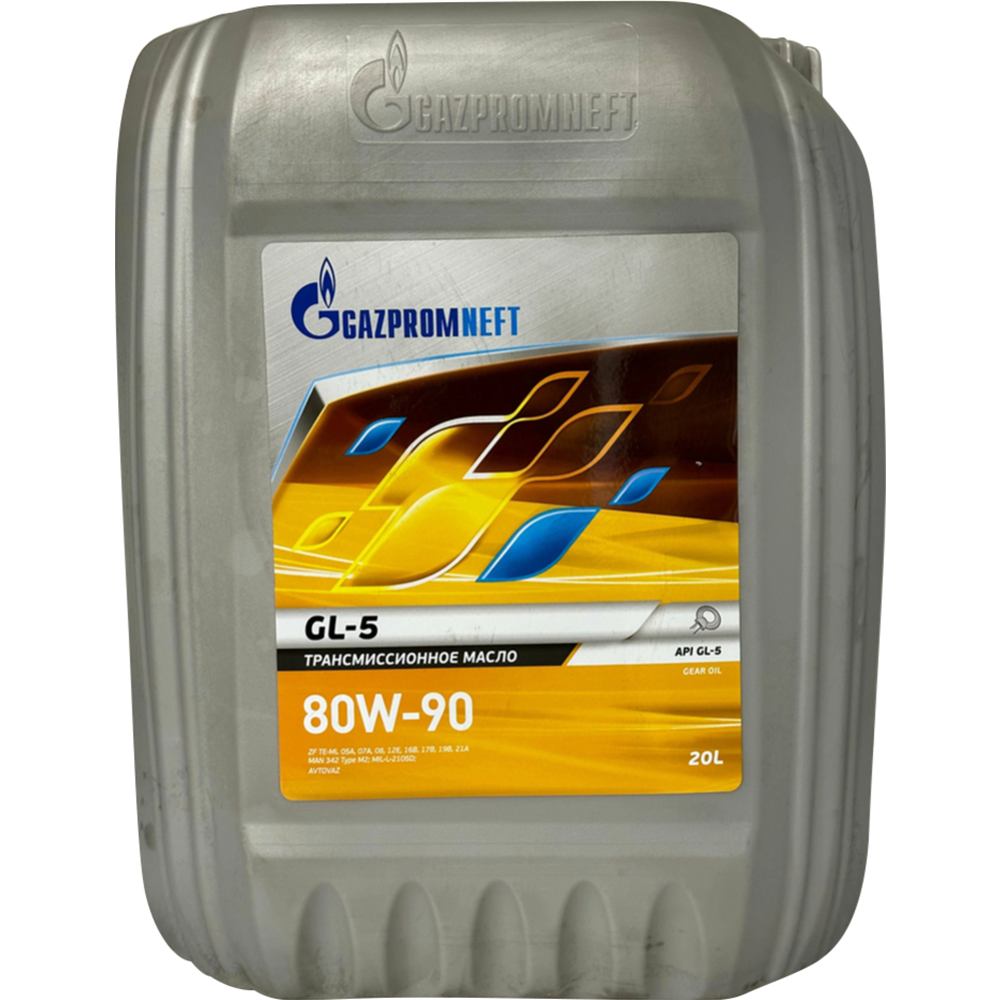 Масло трансмиссионное «Gazpromneft» GL-5 80W-90, минеральное, 2389900079, 20 л #0