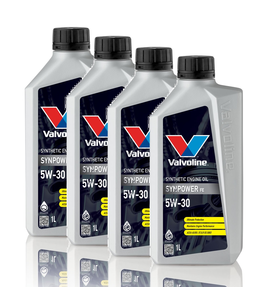 Моторное масло Valvoline SynPower FE 5W-30 4л (комплект 1л х 4шт) 5w30