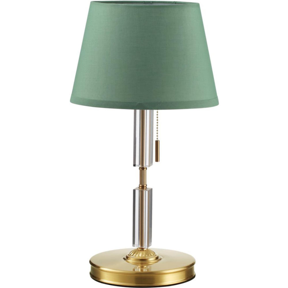Настольная лампа «Odeon Light» London, Modern ODL_EX22 89, 4887/1T, бронзовый/зеленый/абажур ткань