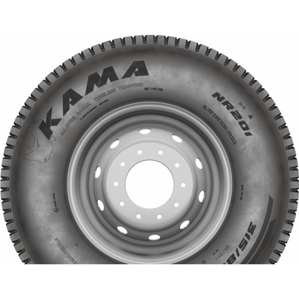 Грузовая шина «KAMA» NR 201, 315/80R22.5, 156/150L M+S