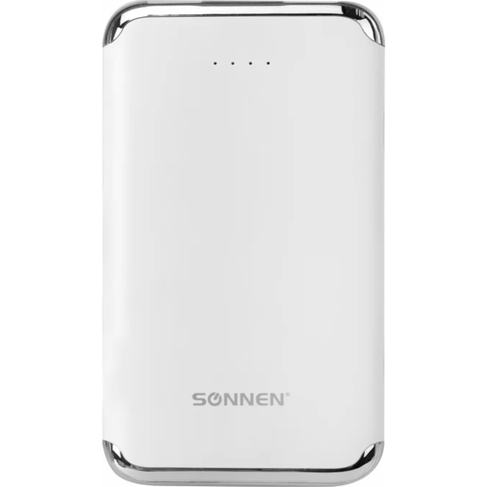 Картинка товара Портативное зарядное устройство «Sonnen» Powerbank K611, 263028, белый