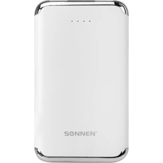 Портативное зарядное устройство «Sonnen» Powerbank K611, 263028, белый