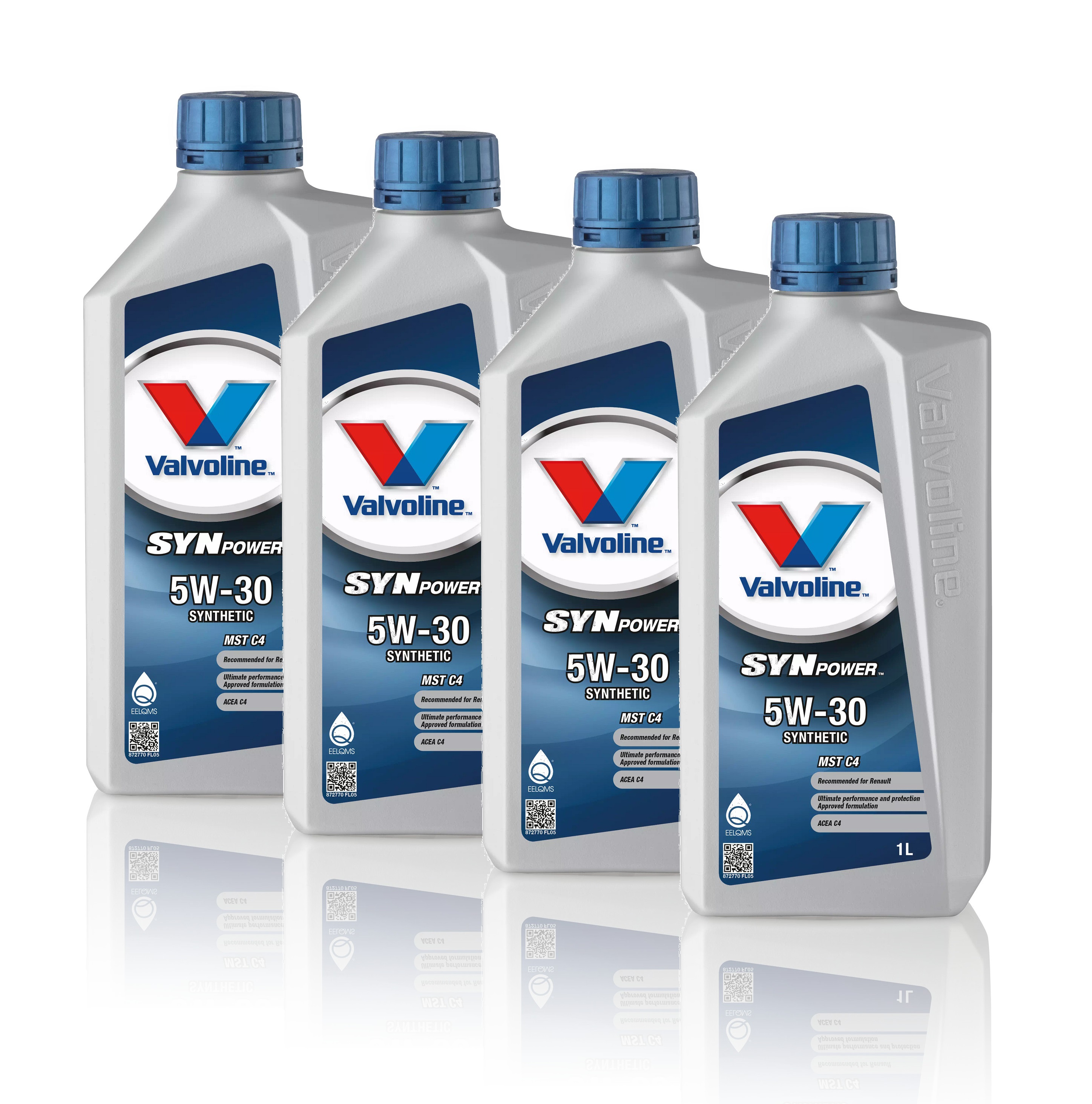 Моторное масло Valvoline SYNPOWER MST C4 5W30 4л (комплект 1л х 4шт)