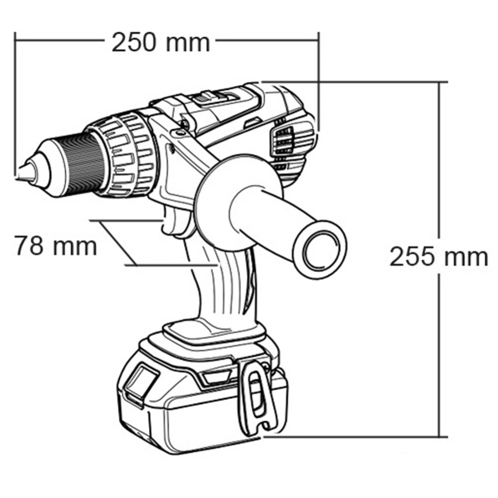 Дрель-шуруповерт «Makita» DDF 458 Z