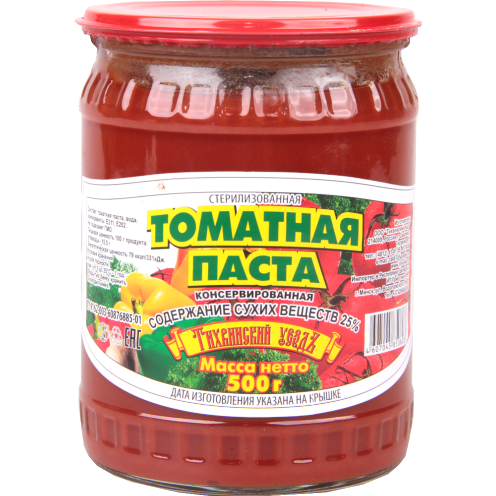 Паста томатная «Тихвинский уездъ» 500 г