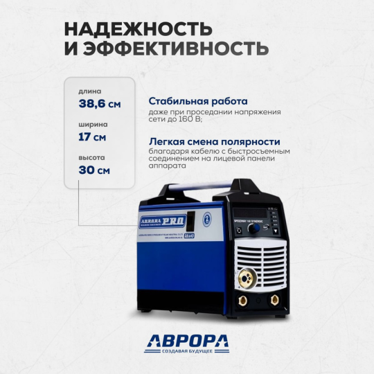 Cварочный полуавтомат AuroraPRO SPEEDWAY 160 SYNERGIC