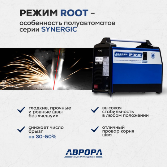 Cварочный полуавтомат AuroraPRO SPEEDWAY 160 SYNERGIC