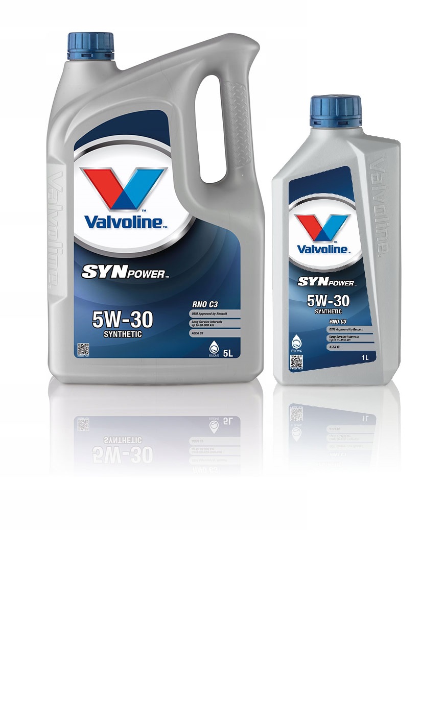 Моторное масло Valvoline SynPower RNO C3 5W-30 6л (комплект 5л+1л)