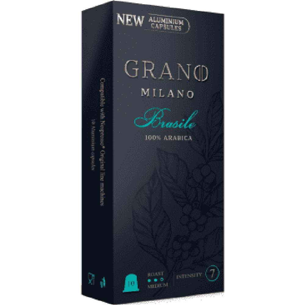 Кофе в кап­су­лах «Grano Milano» Brasile, 10х5.5 г