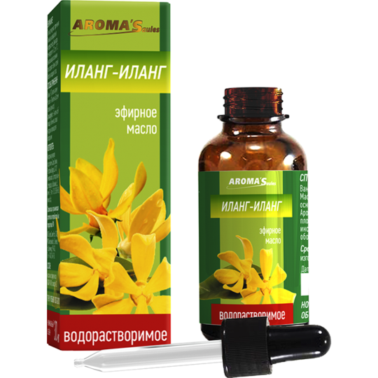 Водорастворимое эфирное масло «Aroma'Saules» Иланг-иланг, 30 мл