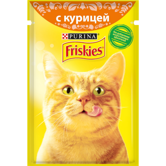 Корм для кошек «Friskies» с курицей в подливе, 85 г