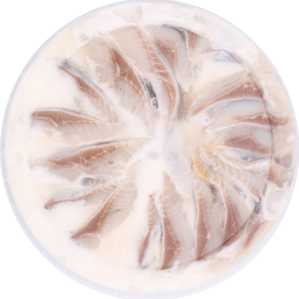 Сельдь «Баренцево» кусочки в белом соусе, 120 г #1
