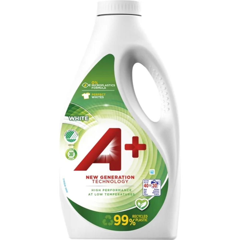 Картинка товара Гель для стирки «A+» White, 1.6 л