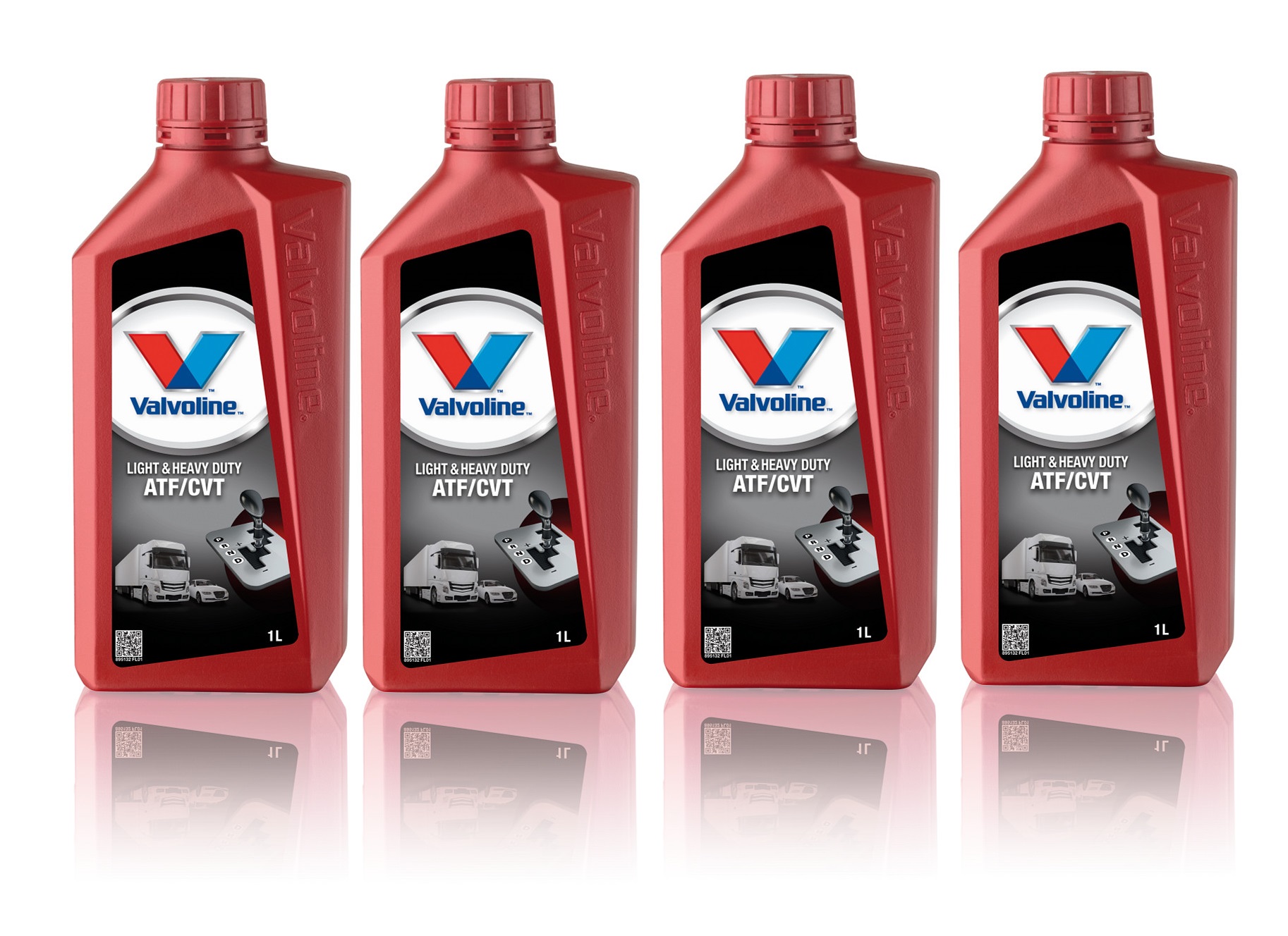 Картинка товара Гидравлическая жидкость Valvoline Light & Heavy Duty ATF / CVT 4л (комплект 1л х 4шт)