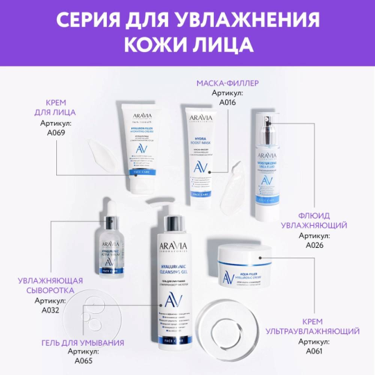 Крем ультраувлажняющий с гиалуроновой кислотой Aqua-Filler Hyaluronic Cream, 50 мл