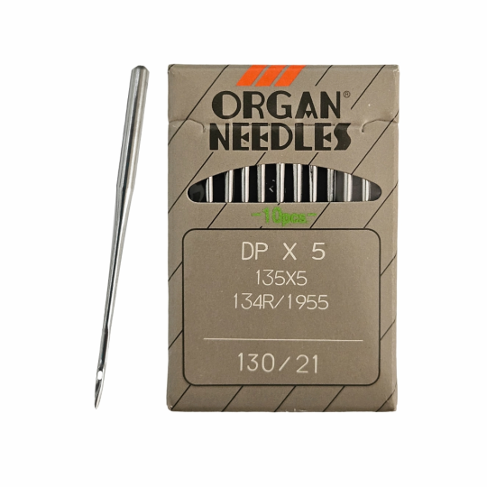 Иглы ORGAN DP*5 130 универсальные для промышленных швейных машин (10 шт)