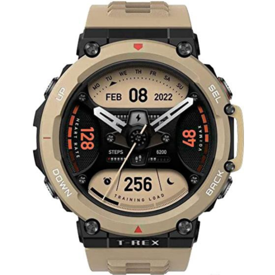 Часы-компаньон «Amazfit» T-Rex 2 A2170 Desert, W2170OV3N, хаки