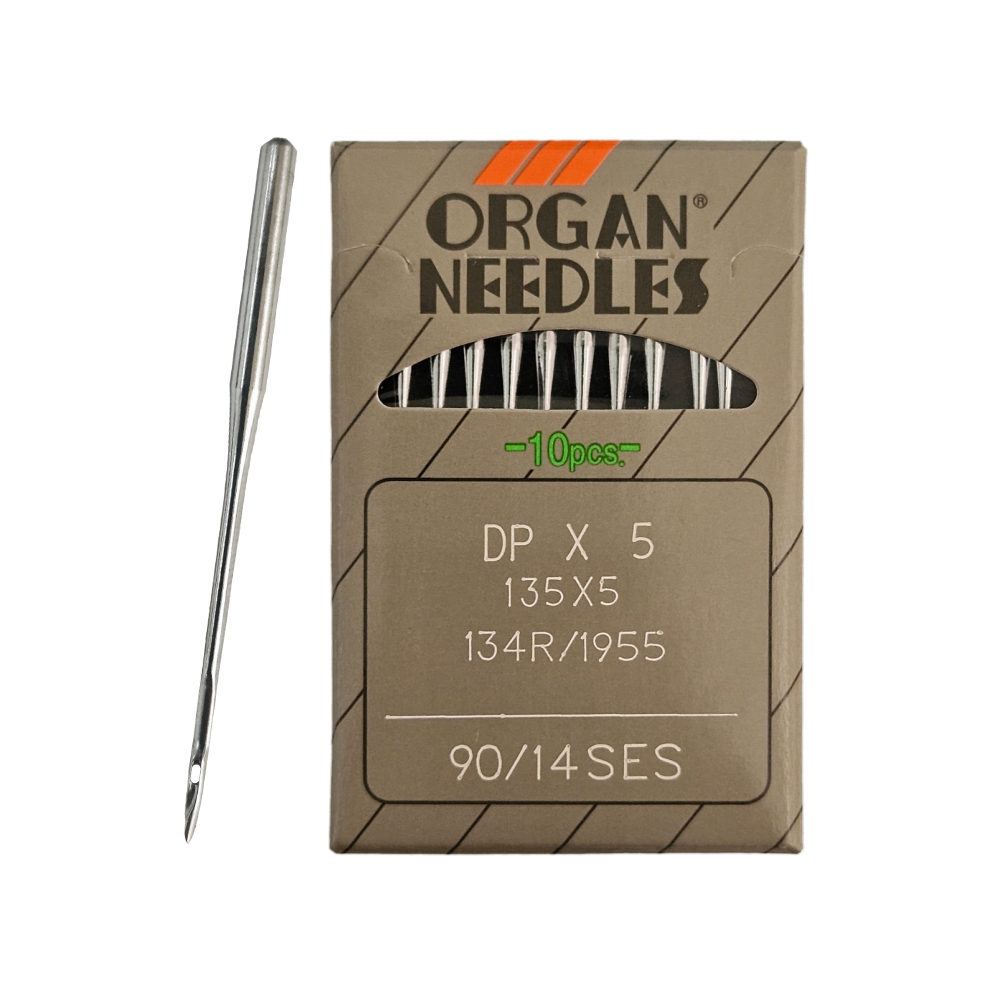 Иглы ORGAN DP*5 90 (для трикотажа) для промышленных швейных машин (10 шт)