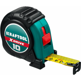 Рулетка «Kraftool» X-Drive, 34122-10, 10 м