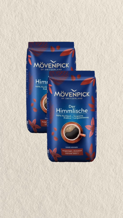 Кофе в зернах Movenpick Der Himmlische 500гх2 шт