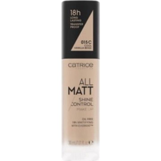 Тональный крем «Catrice» All Matt Shine Control Make Up, тон 015C, 30 мл