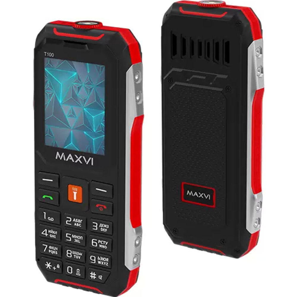 Мобильный телефон «Maxvi» T100, красный