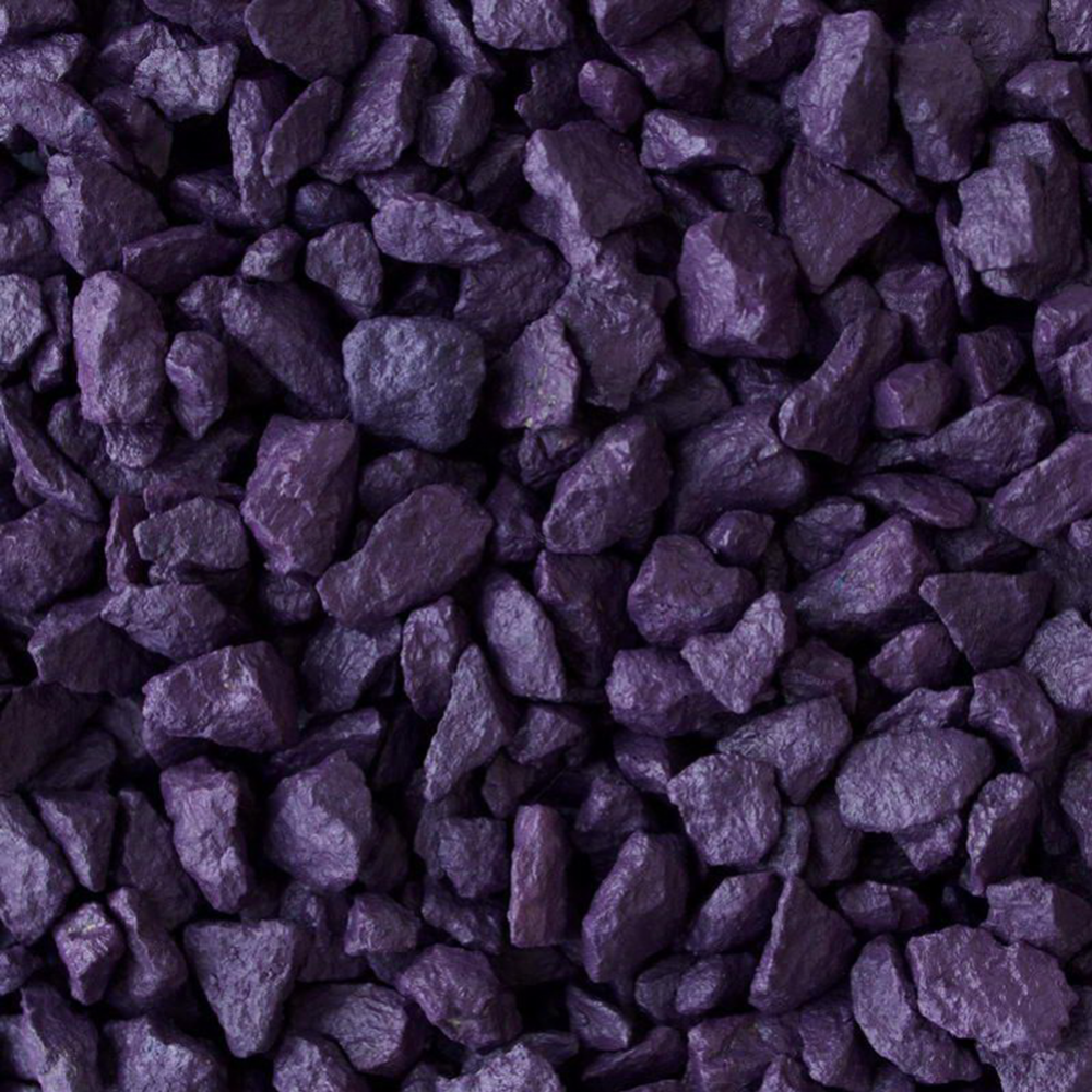 Щебень декоративный «РуБелЭко» гранитный, фиолетовый, 20 кг