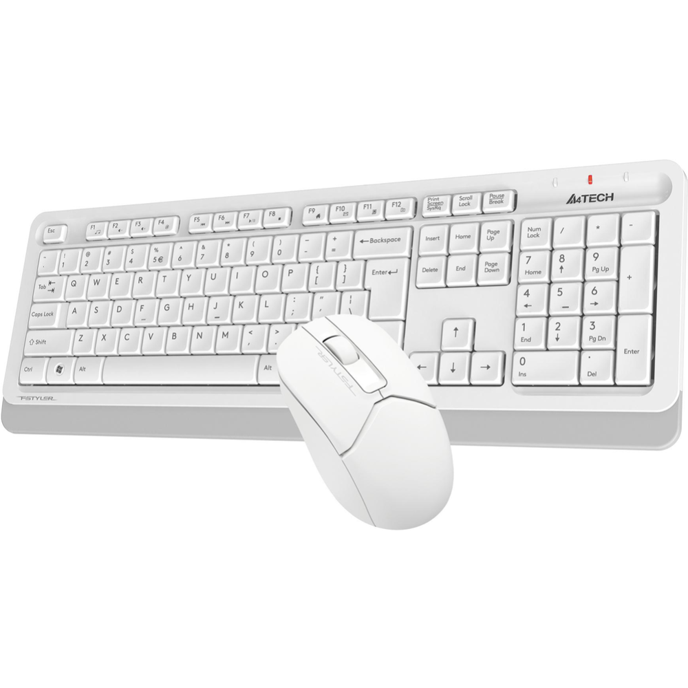 Клавиатура + мышь «A4Tech» Fstyler FG1012, белый