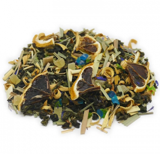 Чай зеленый Лайм-Лимон листовой в подарочной баночке 125гр / Первая Чайная Компания