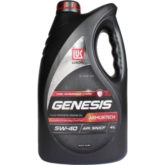 Масло моторное «Lukoil» Genesis Armortech 5W40 SN/CF, 1539424, 4 л