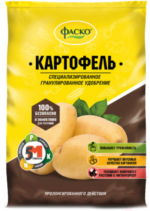 Удобрение минеральное 5М ФАСКО, для картофеля 1кг.