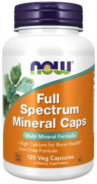 Минералы Full Spectrum Mineral NOW Foods, 120 вег.капс.