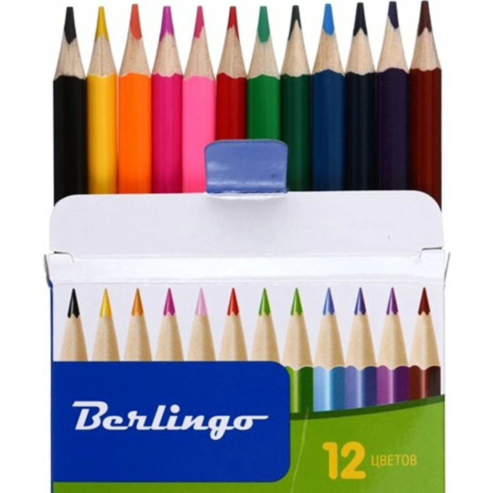 Карандаши цветные «Berlingo» Жил-был кот, CP00512, 12 шт
