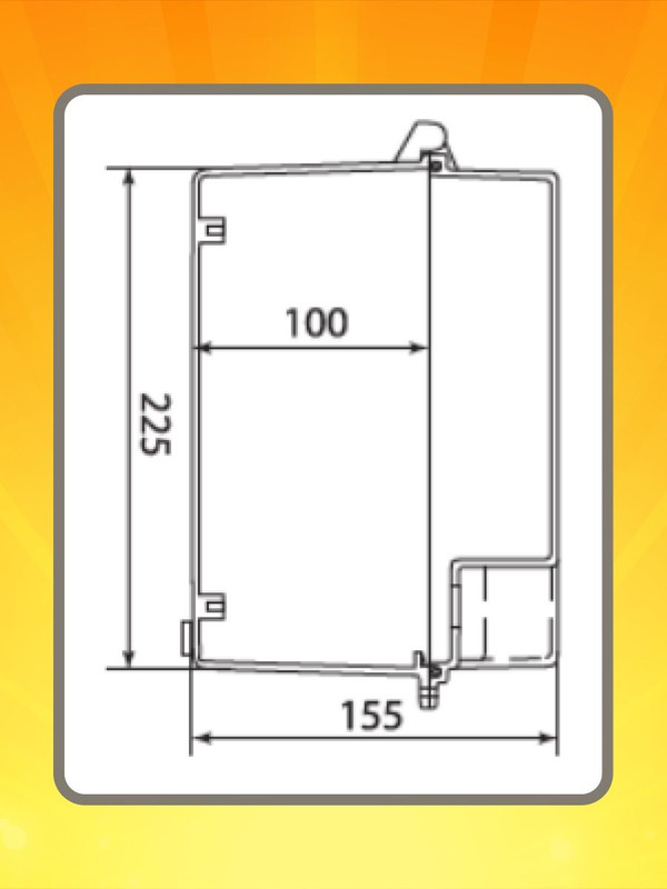 Панель монтажная 360*225*155 ЩУ-П-1ф/3ф пластик IP54 TDM SQ0906-0304