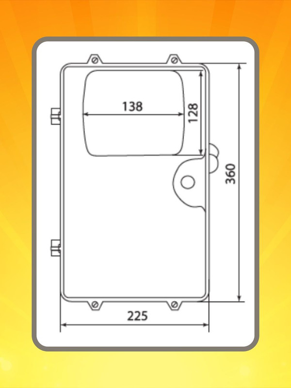 Панель монтажная 360*225*155 ЩУ-П-1ф/3ф пластик IP54 TDM SQ0906-0304