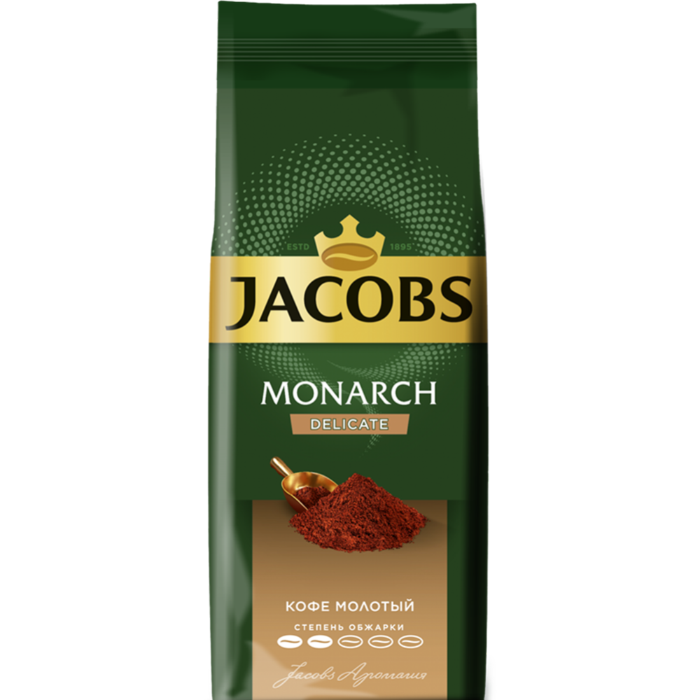 Кофе молотый «Jacobs» Monarch Delicate, 230г