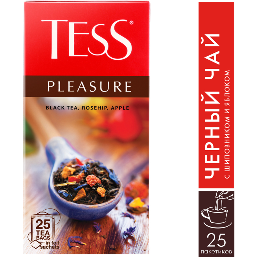 Чай черный «Tess» Pleasure, 25х1.5 г #0