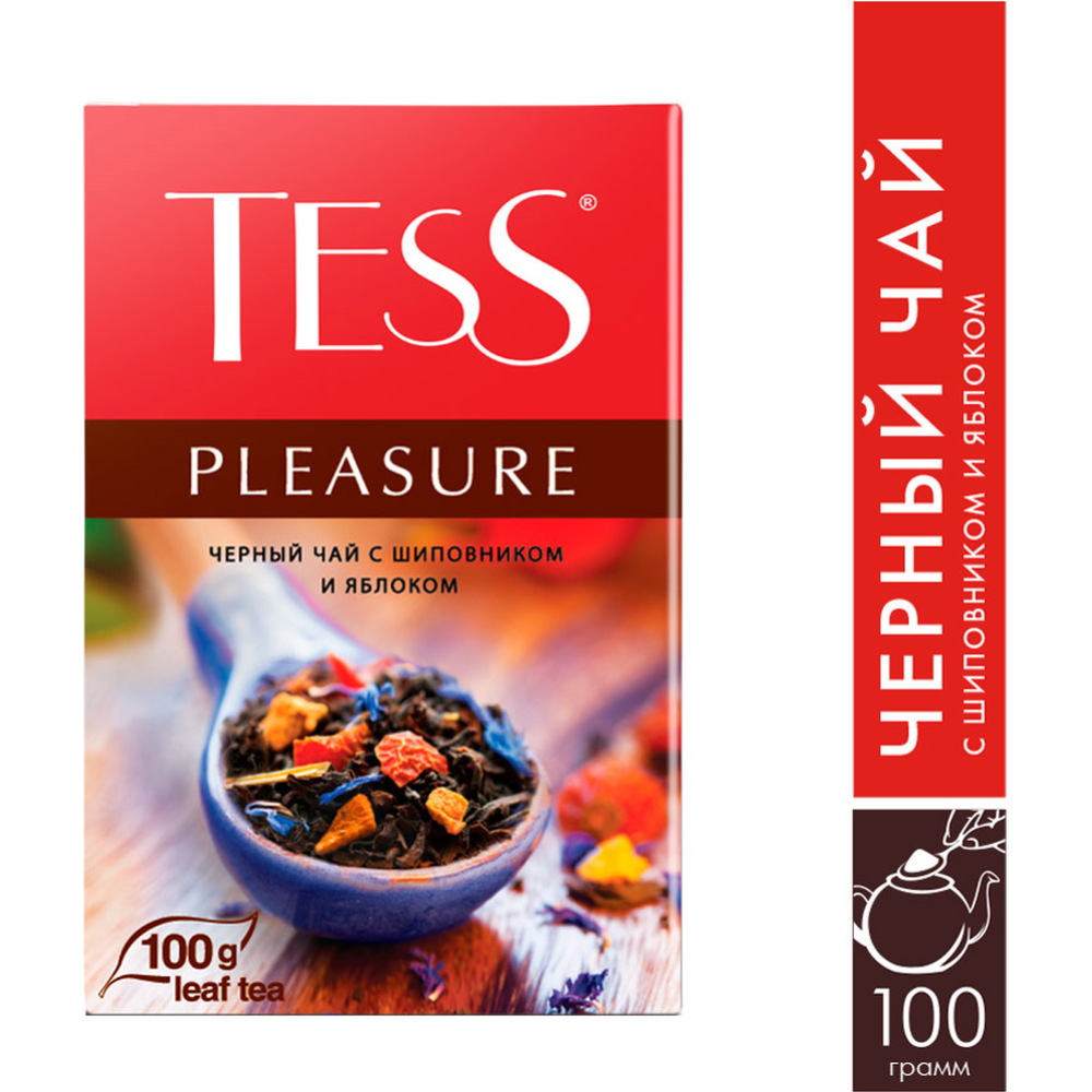 Картинка товара Чай листовой «Tess» Pleasure, 100 г