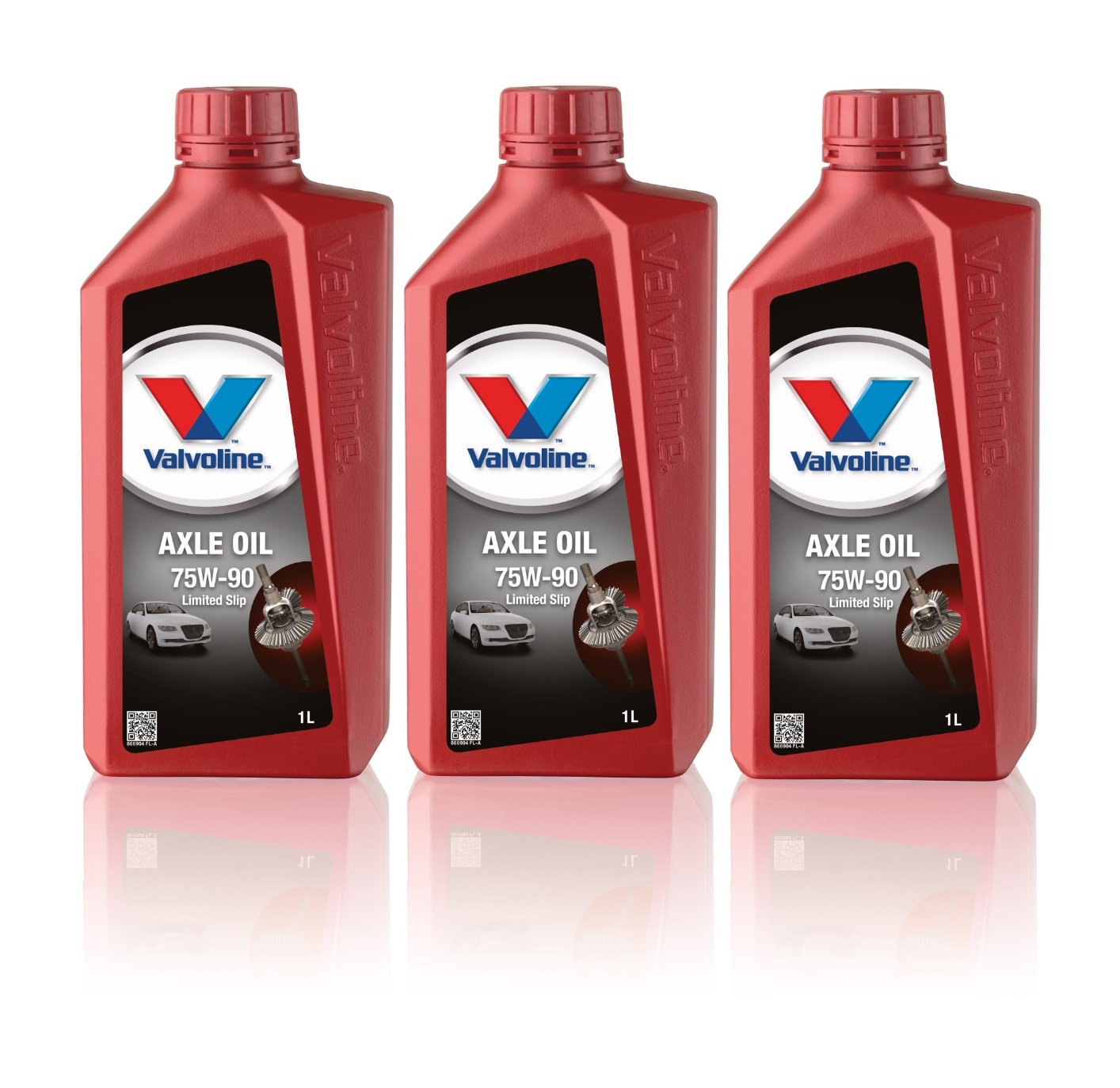 Трансмиссионное масло Valvoline Axle Oil 75W-90 LS 3л (комплект 1л х 3шт)