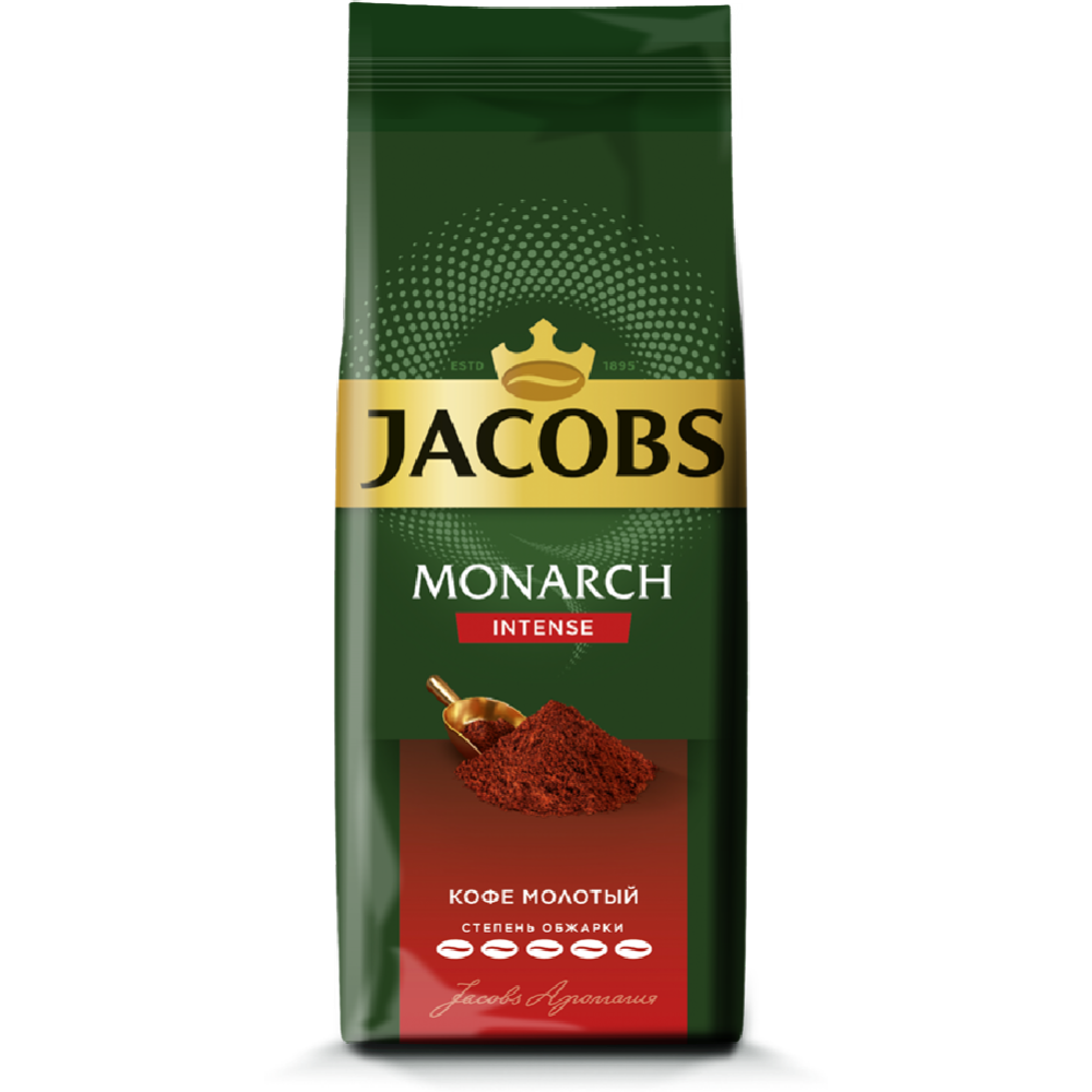 Кофе молотый «Jacobs» Monarch Intense, 230 г #0