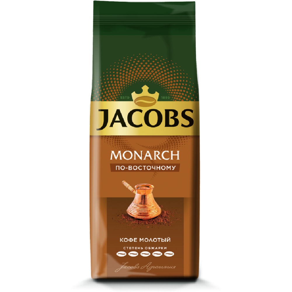 Кофе молотый «Jacobs» Monarch по-восточному, 230 г #0