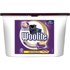 Капсулы для стирки «Woolite» для темного и черного, 18 стирок, 18 шт