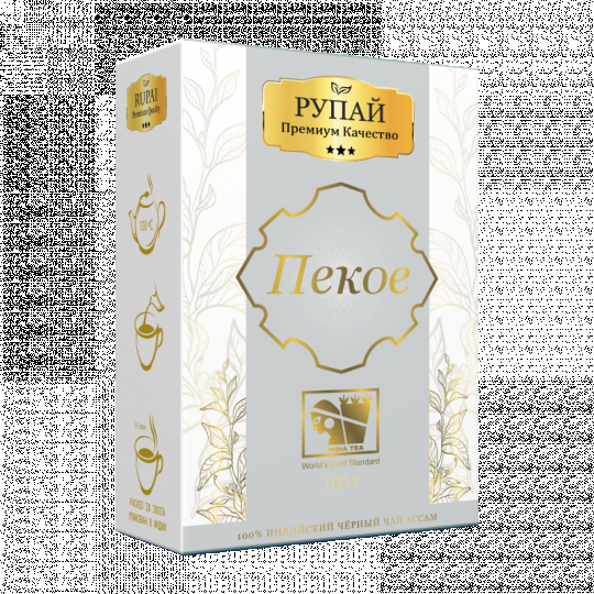 Чай RUPAI  "PEKOE" черный, 200г.