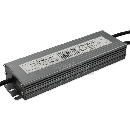 Блок питания ZVS-200-12 (12V, 200W, 16.67A, IP67), Overlight