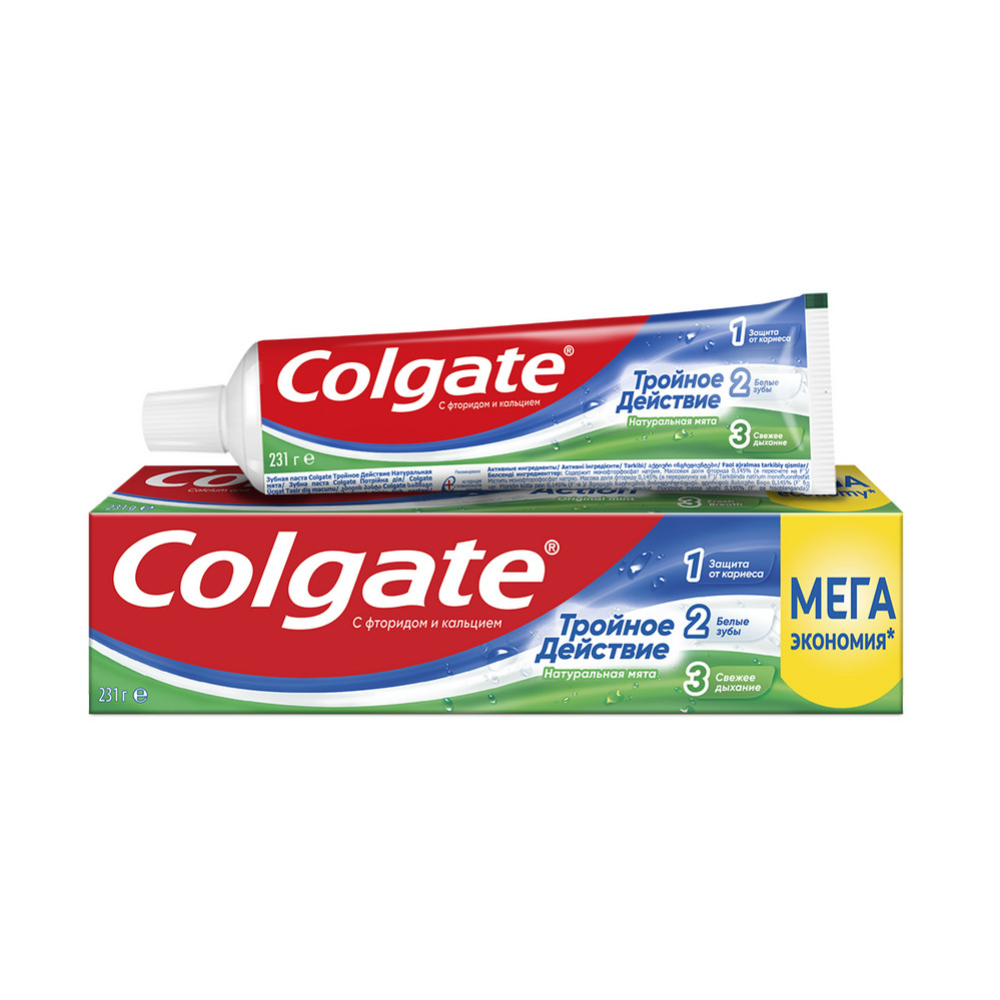 Зубная паста «Colgate» Тройное действие, 150 мл