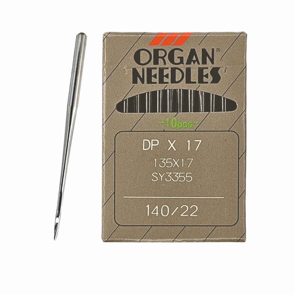 Иглы  ORGAN DP*17 140 универсальные для промышленных швейных машин