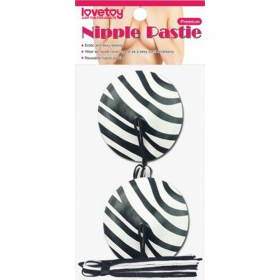 Набор пэ­с­ти­сов «Lovetoy» Reusable Zebra Round Tassel, LV763010
