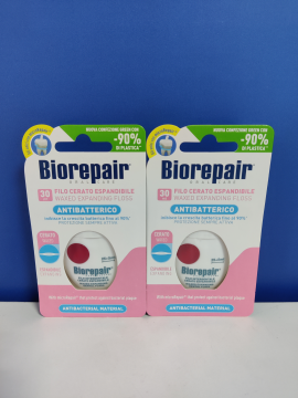 Зубная нить / нитка вощеная расширяющаяся Biorepair Filo Cerato Espandibile 2 шт. х 30 м