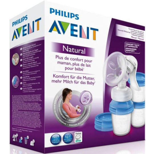 Набор «Philips Avent» молокоотсос, SCF330/13 + набор тренировочный, 4мес+ 